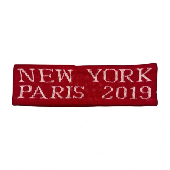SupremeInternational2019 Red and White Hair Accessory Headband